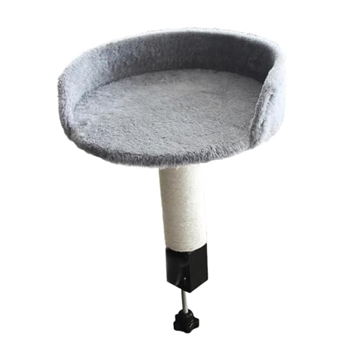 Sharplace Katzen Schreibtischbett, Hängematte, Bequem, für Zuhause Oder Büro, Klemmständer, Katzenstange, für Schreibtisch, Spieltisch, Tisch, Grau Sharplace Katzen Schreibtischbett, Hängematte, Bequem, für Zuhause Oder Büro, Klemmständer, Katzenstange, für Schreibtisch, Spieltisch, Tisch, Grau von Sharplace