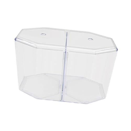 Sharplace Mini-Betta-Aquarium, kleines Fischglas, stapelbare Brutbox, abnehmbare Trennwand, Betta-Schüssel für Betta-Babyfische, Guppy von Sharplace