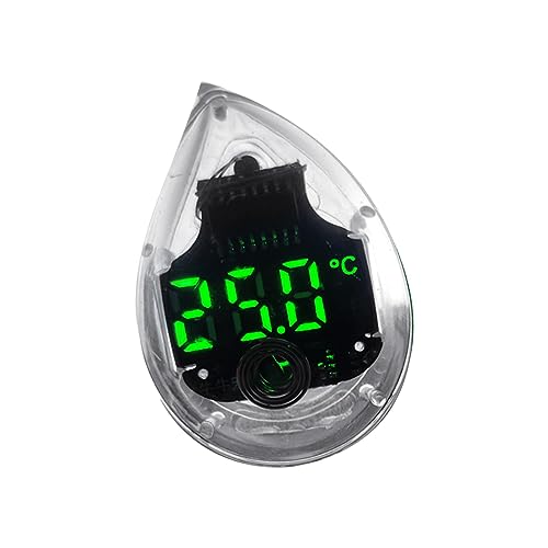 Sharplace Präzises LED-Display für Aquarien, Digitales Thermometer für genaue Temperaturmessung, Klar von Sharplace