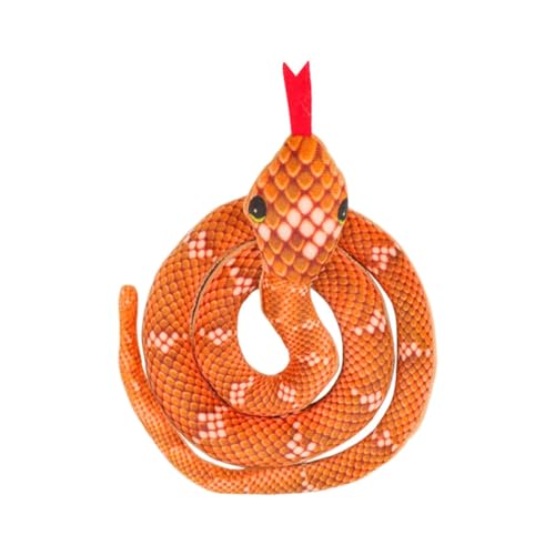 Sharplace Realistisches Plüsch-Katzenspielzeug, kniffliges Spielzeug, weiches Kätzchenzubehör, bequem für Hunde, Welpen, Hauskatzen, Orange Sharplace Realistisches Plüsch-Katzenspielzeug, kniffliges Spielzeug, weiches Kätzchenzubehör, bequem für Hunde, Welpen, Hauskatzen, Orange von Sharplace