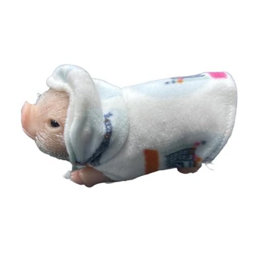 Sharplace Reborn Piggy Doll Niedliche Reborn Tierfotografie Requisiten Kreatives Spielzeug Mini Schwein für Kinder Geburtstagsgeschenk Rollenspiel von Sharplace