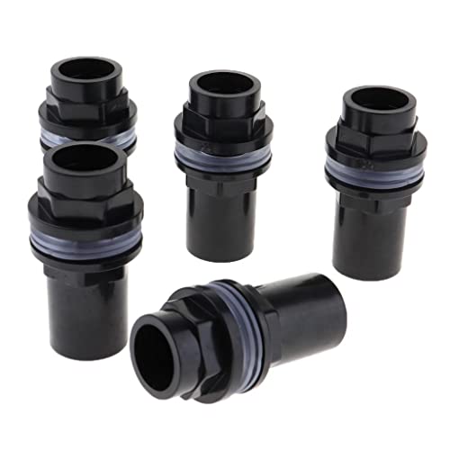 Sharplace Rese5pcs Steckdosenadapter Aquarium Schlauchanschlüsse Aquariumrohr, 25mm von Sharplace