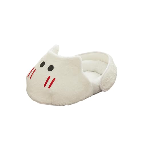 Sharplace Slipper-Katzenbett, Katzenbetten für Hauskatzen, Kätzchenbett, trendiges Katzenkissen, bequemes Katzennest, Haustiermatte für Katzen, L von Sharplace