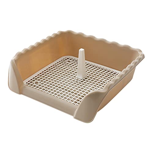 Sharplace Tragbare Hundetoilette für den Innenbereich - Einfach zu reinigen und wiederverwendbar, Kaffee klein von Sharplace