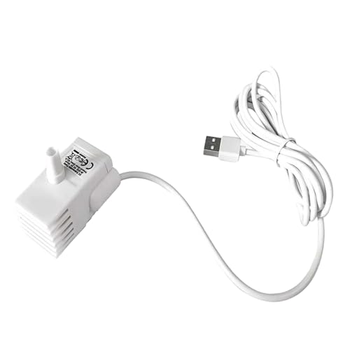 Sharplace Wasserpumpe, leise USB-Springbrunnenpumpe, elektrische bürstenlose Springbrunnenpumpe für Sumpf-Aquarium-Teich-Haustier-Wasserspender von Sharplace