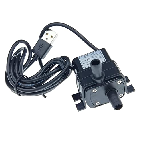 Sharplace Wasserpumpe für Aquarien für Hydroponiksysteme Wassernapf Trinkbrunnen Aquarium, USB-Stecker von Sharplace