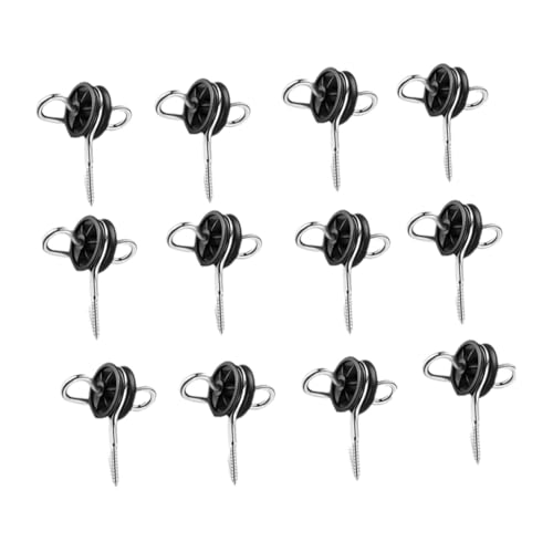 Sharplace für Torgriffe von Elektrozäunen, Drahtisolatoren mit Doppelhaken, Schwarze Elektrozaun-Isolatoren Sharplace für Torgriffe von Elektrozäunen, Drahtisolatoren mit Doppelhaken, Schwarze Elektrozaun-Isolatoren von Sharplace