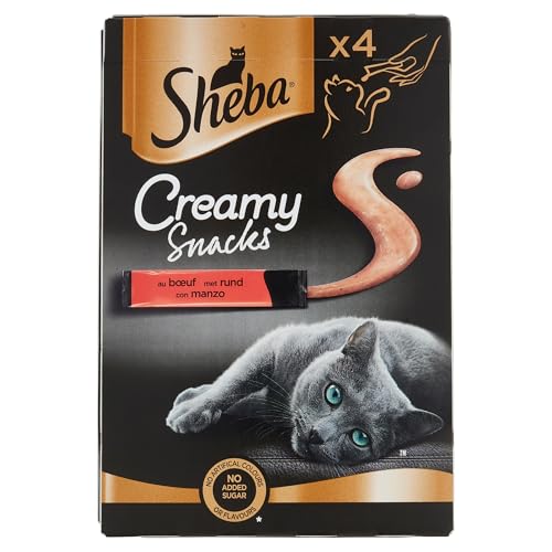 Creamy Snacks Rindfleisch, 4 x 12 g von Sheba