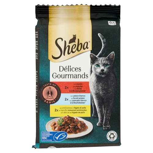 SHE DDJ Del Gourmands Taste of Paris 6x50g von Sheba