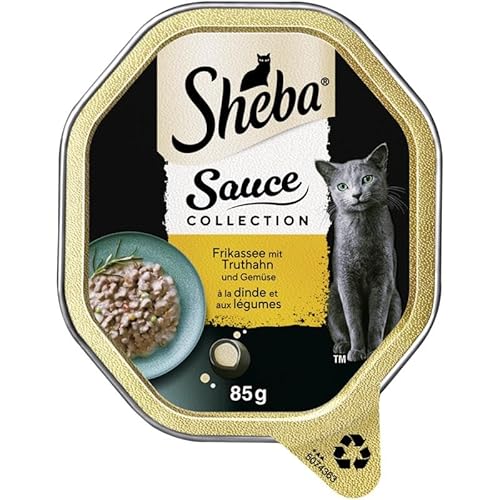 SHEBA® Schale Sauce Collection Frikassee mit Truthahn und Gemüse 1 x 11 x 85g von Sheba