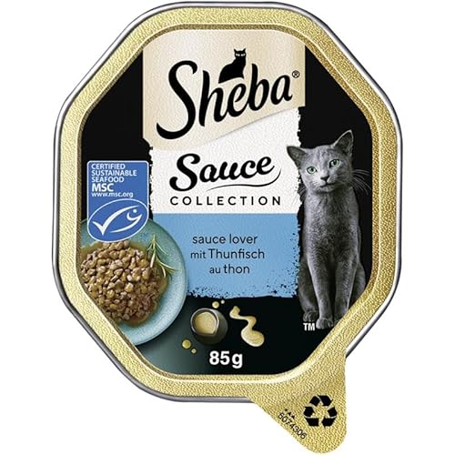 SHEBA® Schale Sauce Collection Sauce Lover mit Thunfisch MSC 1 x 11 x 85g von Sheba