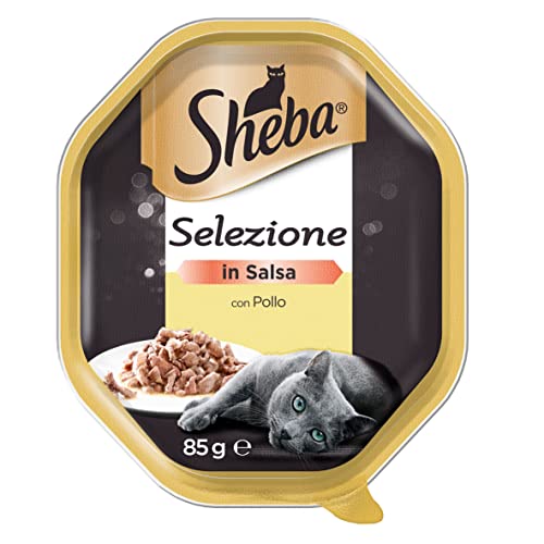 Sheba Auswahl in Sauce mit leckerem Huhn 85 g - Katzenfutter - 22 Packungen von Sheba