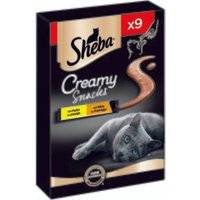 Sheba Beutel Creamy Snacks 7x 9x12g Huhn und Käse von Sheba