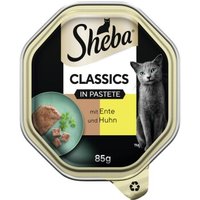 Sheba Classics in Pastete 22x85g mit Ente & Huhn von Sheba