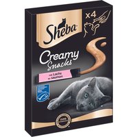 Sheba Creamy Snacks - 44 x 12 g Lachs von Sheba