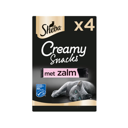 Sheba Creamy Snacks - 8 x 12g - Lachs von Sheba