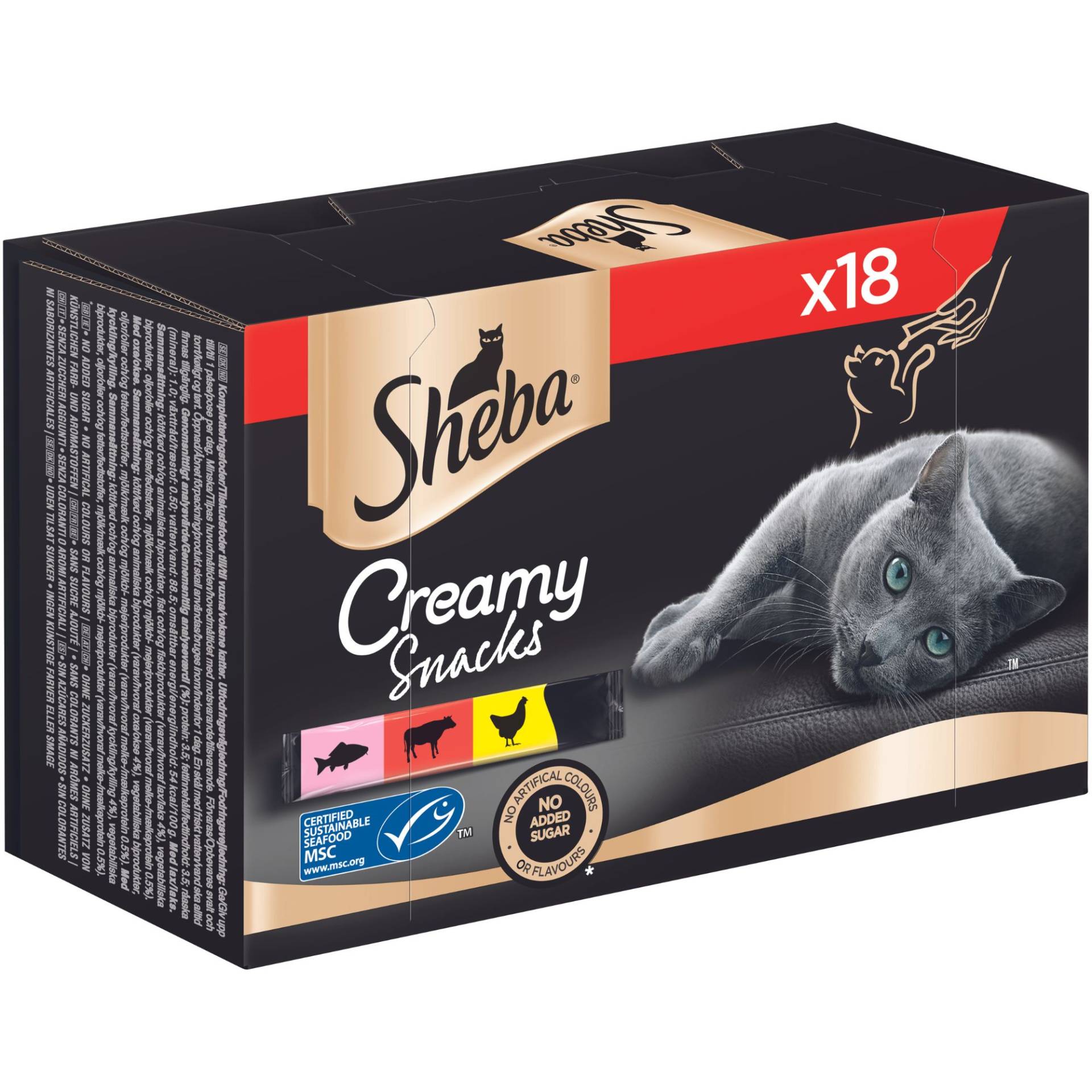 Sheba Creamy Snacks Multipack - 18 x 12 g Sheba Creamy Snacks Multipack - 18 x 12 g von Sheba