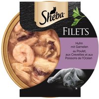 Sheba Filets Huhn und Garnelen 16x60 g von Sheba