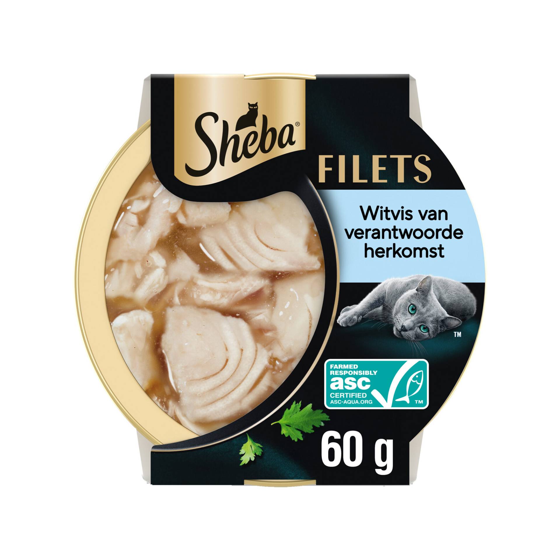 Sheba Filets mit Nachhaltigem Weißfisch in Sauce Sheba Filets mit Nachhaltigem Weißfisch in Sauce von Sheba