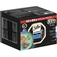 Sheba Mega-Pack Classics in Pastete Fisch Variation 32x85g von Sheba