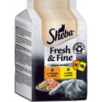 Sheba Multipack Fresh & Fine 36x50g in Gelee Huhn & Truthahn von Sheba