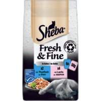 Sheba Multipack Fresh & Fine 36x50g in Gelee Thunfisch & Lachs von Sheba