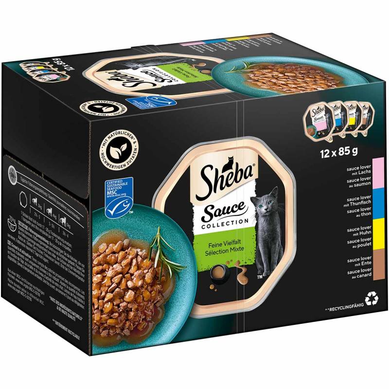 Sheba Multipack Sauce Collection Feine Vielfalt MSC 12x85g von Sheba