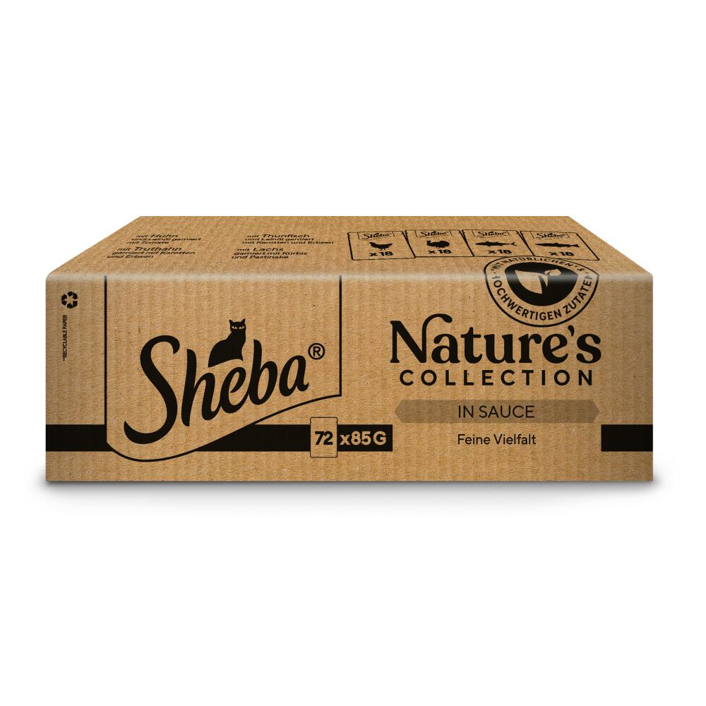 Sheba Nature's Collection 72 x 85 g - Feine Vielfalt in Sauce Sheba Nature's Collection 72 x 85 g - Feine Vielfalt in Sauce von Sheba