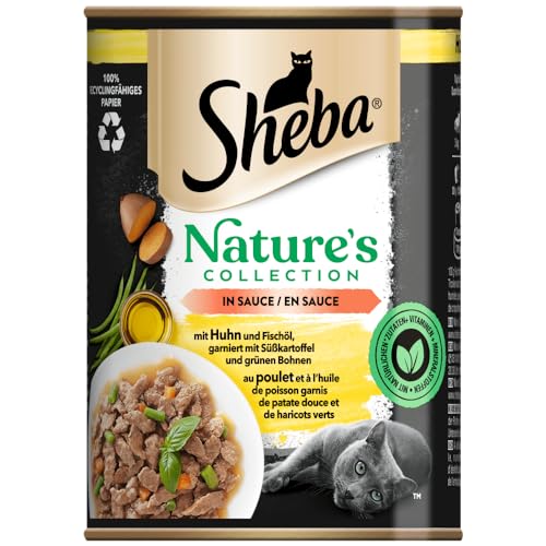 Sheba Nature's Collection Katzennassfutter Huhn, 400 g von Sheba