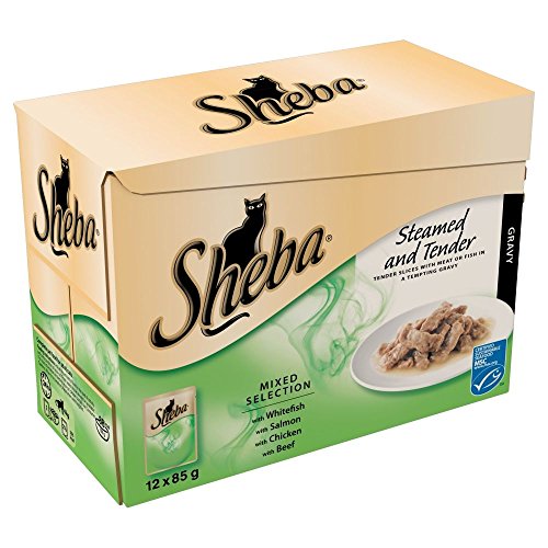 Sheba Pouch Fine Dining Cat Food 12x85g von Sheba