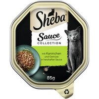 Sheba Sauce Collection 22 x 85 g mit Kaninchen & Gemüse, Ragout / in Sauce von Sheba