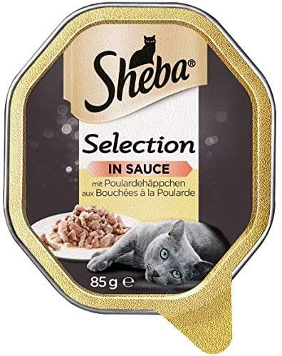 Sheba Schale Selection in Sauce Poulardenhäppchen | 22x 85g von Sheba