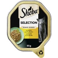 Sheba Selection in Sauce mit Huhn und Truthahn 22x85 g von Sheba