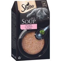 Sparpaket Sheba Classic Soup Frischebeutel 80 x 40 g - mit Lachs von Sheba