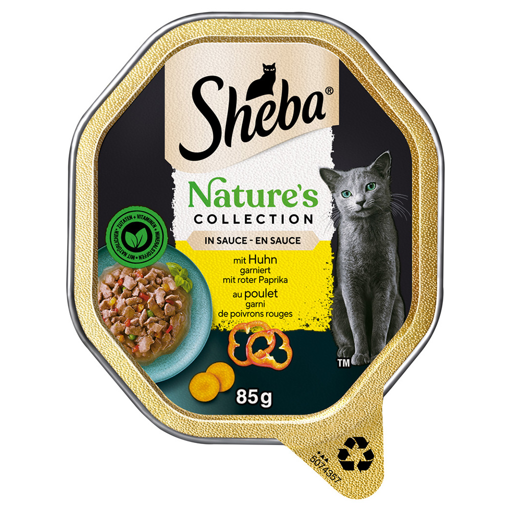Sparpaket Sheba Nature´s Collection in Sauce 44 x 85 g - mit Huhn von Sheba