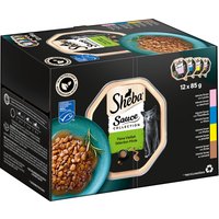 Sparpaket Sheba Varietäten Schälchen 96 x 85 g - Sauce Lover von Sheba