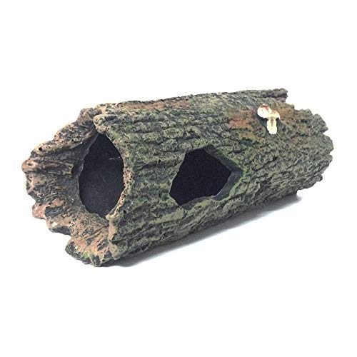 Shelltech Reptilien-Versteck für Aquarien, Kunstharz, hohl, für kleine Eidechsen, Frösche, Gecko, 19,8 cm L x 7,9 cm B x 6,3 cm H von Shelltech