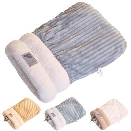 Shengruili Cat Sleeping Bag,Katzenschlafsack,Warm Katzenbett,Katzenschlafsack für den Innenbereich,Bequemes Katzen Schlafsack,Gemütliches Katzenbett,Pet Sleeping Bag Gifts for Small Cats and Dogs von Shengruili