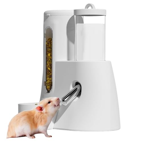 Hamster -Feederspender, Hamster -Feeder und Waterer,Hamster -Lebensmittelspender Käfig Wasserflasche | 2 In 1 Keine Tropfgefügungsversorgungen, Leckschutz mit großer Kapazität, Frettchen Hamster -Feederspender, Hamster -Feeder und Waterer,Hamster -Lebensmittelspender Käfig Wasserflasche | 2 In 1 Keine Tropfgefügungsversorgungen, Leckschutz mit großer Kapazität, Frettchen von Shenrongtong