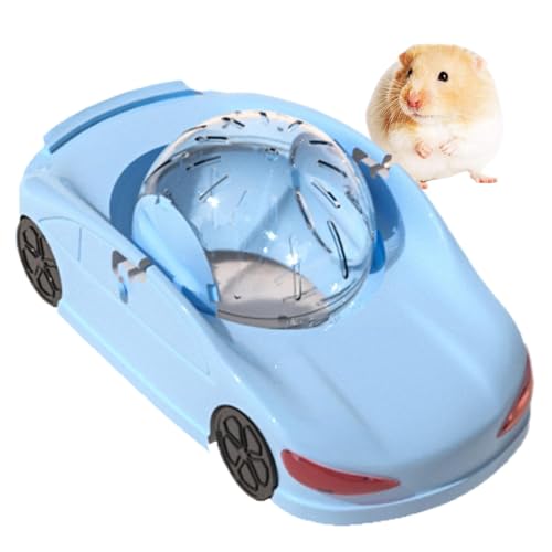 Hamster-Trainingsrad | Frettchen, leises Fitnessrad, Spielzeugauto, lustiger Haustier, transparenter Ball für Hamster, Frettchen, Kleintiere von Shenrongtong