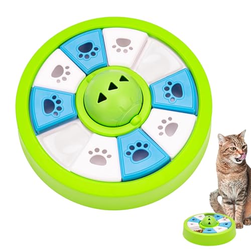 Hunde-Puzzle-Spielzeug – interaktiver Futterspender für geistige Bereicherung, interaktives Leckerli-Puzzle-Spielzeug für Langeweile, quietschender Futternapf für große, mittelgroße und kleine Hunde von Shenrongtong