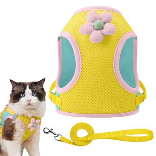 Hundegeschirr Mit Halsband | Reflektierendes Katzenjungengeschirr,Atmungsaktives Zubehör Mit Gurten Für Jungtiere Bei Outdooraktivitäten Reisen Training Nachtspaziergängen Park Hundegeschirr Mit Halsband | Reflektierendes Katzenjungengeschirr,Atmungsaktives Zubehör Mit Gurten Für Jungtiere Bei Outdooraktivitäten Reisen Training Nachtspaziergängen Park von Shenrongtong