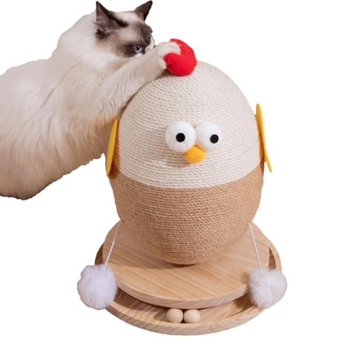 Katzenkratzbaum-Spielzeug, Indoor-Kratzbaum – Sisalmaterial, Katzenkrallenschärfer, Spielzeug für kleine Katzen, mittelgroße Katzen, Kätzchen von Shenrongtong