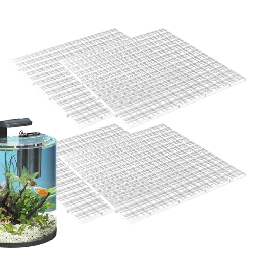 Shenrongtong Aquarienhauben, Aquariumdeckel | 4 Stück Gitterplatten-Aquarium-Deckelhaube - Schildkrötenterrasse, Terrarium, Schildkrötenbad, Filterplatte für Aquarium von Shenrongtong