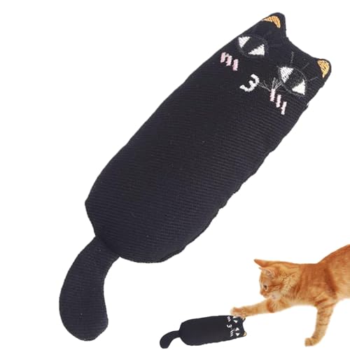 Shenrongtong Cat Catnip Toys, Cat Nip Spielzeug | Kätzchenzähne Reinigungswerkzeug,Zähnereinigungswerkzeug mit Katzenminister im Inneren, interaktives Indoor -Katze -Kickspielzeug, fördert das von Shenrongtong