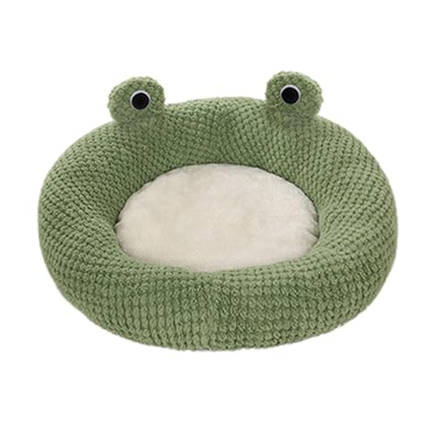 Frosch Katzenbett - Kleines Hundebett - Wasserdichtes Katzenbett für Indoor-Katzen Waschbar rutschfest Froschaugen Design Kaninchen Katze für Katzen Kleine Hunde von Shenrongtong