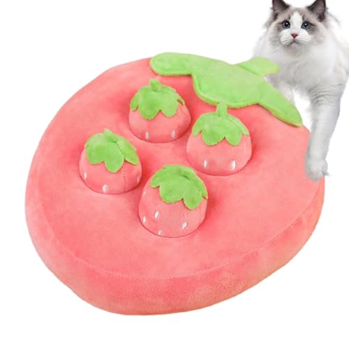 Shenrongtong Hundespielzeug Karottenfarm,Hundekarotten-Plüschtier | Enrichment Dog Snuffle Puzzle-Spielzeug,Erdbeerpflückpuppe, interaktives Katzenspielzeug, Karottenfarm, Ananaspuppe, von Shenrongtong