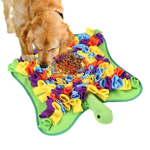 Schnüffelunterlage für Hunde, Schnüffelmatte für Hunde - Slow Feeder Hunde-Puzzlespielzeug in Schildkrötenform - Heimtierbedarf fördert die natürlichen Futtersuchfähigkeiten, Futtermatten von Shenrongtong