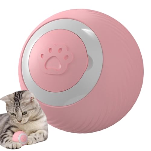 Shenrongtong Smart Ball Katzenspielzeug,Automatischer Katzenball - Bunte, wiederaufladbare USB-, beweglicher Ball, Katzenspielzeug - Intelligentes rollendes Katzenspielzeug, automatische Bewegung, von Shenrongtong