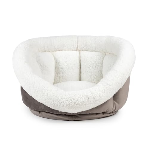 Sherry Kline Mittelgroßes Kuscheltierbett: gemütlicher Rückzugsort mit tiefer Polsterung, sicherer und gemütlicher Platz für Nickerchen oder Lounge, einfacher Zugang zum EIN- und Ausziehen, von Sherry Kline